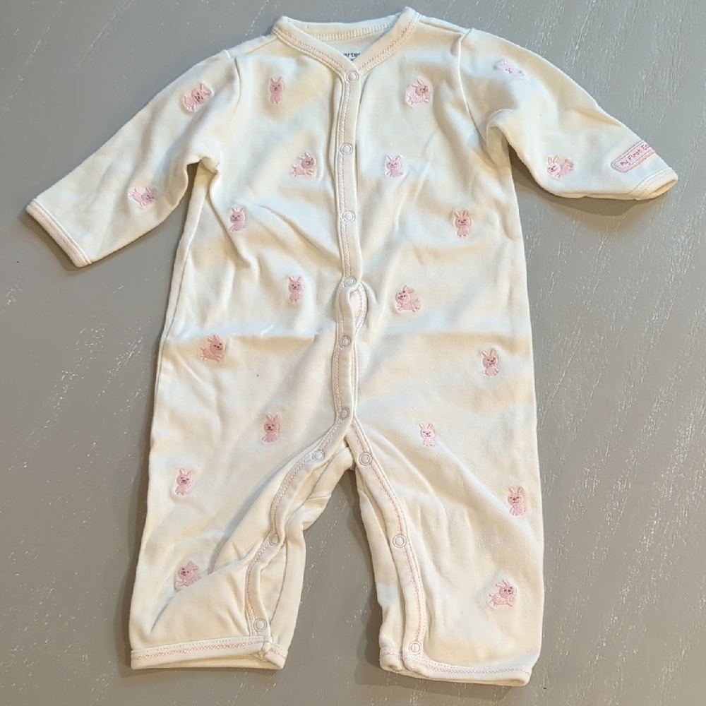 Carter's‎ Bunny Outfit One Piece Snaps size 3M